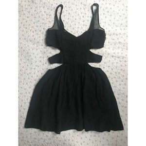 Pencey Silk Cutout Dress